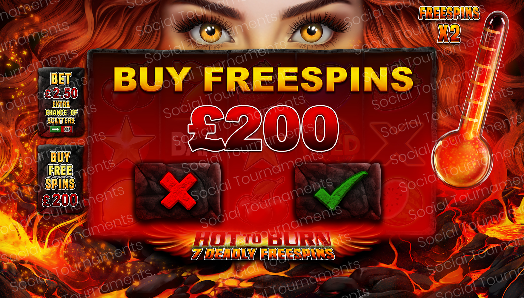 Hot to Burn – 7 Deadly Free Spins Game Image #1