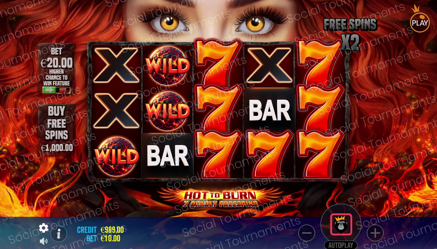 Hot to Burn – 7 Deadly Free Spins Game Image #0